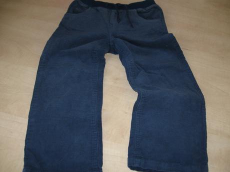 Tmavomodré menšestrákové nohavice, f&f,116