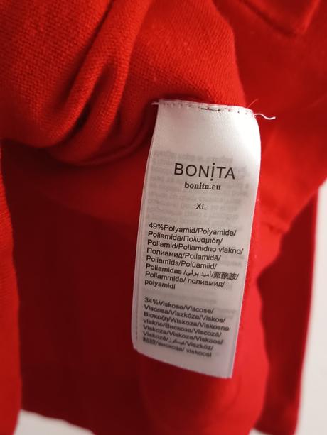 Červený sveter bonita, xl