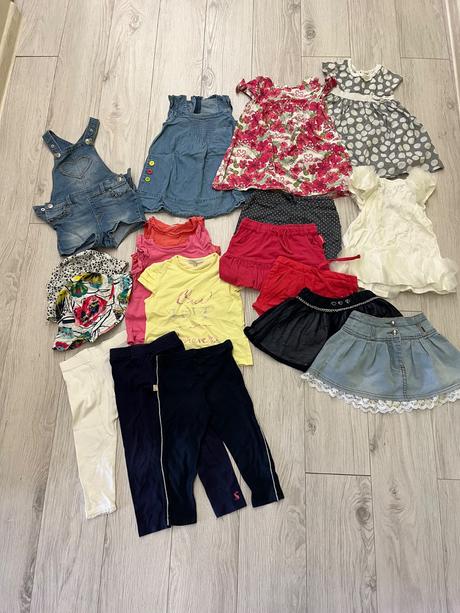 Mix letného oblečenia dievča 74-80, 68–80