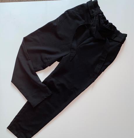 Nohavice s vysokým pásom, h&m,m