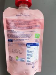 babylove ovocná kapsička čerešňa & banán v jablkách, 4 x 100 g