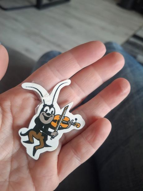 Kniha s magnetkami krtko a hudba + peciatky, 