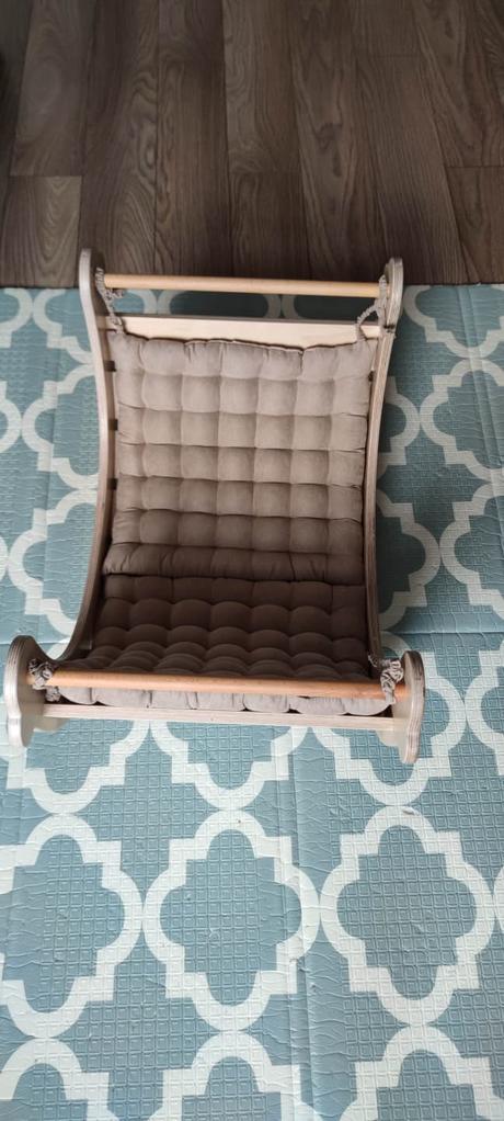 Hojdačka utukutu spectra natural + držiak a vankúš, 