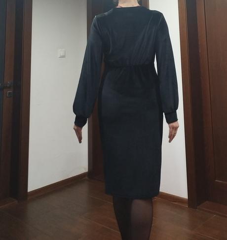 Zamatové šaty l/xl, l