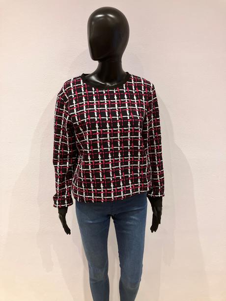 Dámska vzorovaná mikina, l