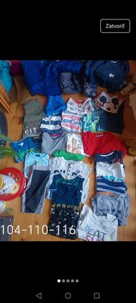 Oblečenie pre chlapca, 104–116