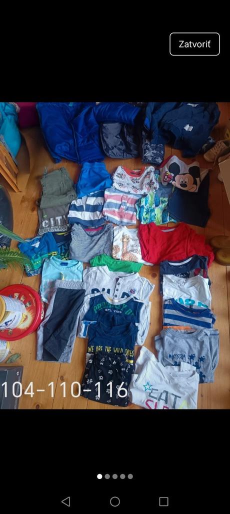 Oblečenie pre chlapca, 104–116
