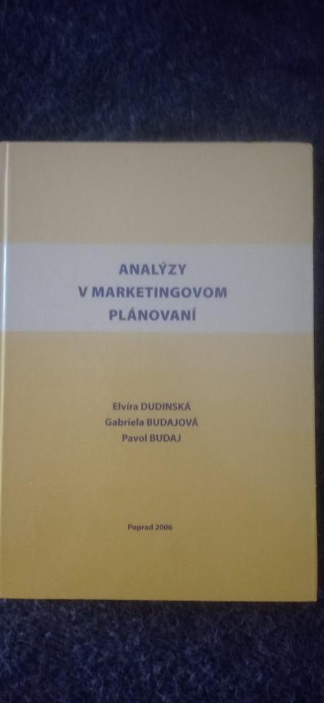 Analýzy v marketingovom plánovaní,
