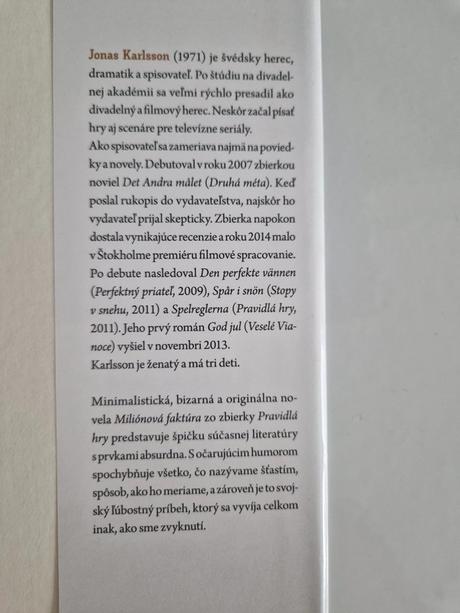 Jonas karlsson - miliónová faktúra,