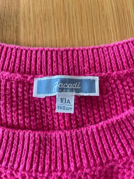 Jacadi cyklámenový pulóver, jacadi,140