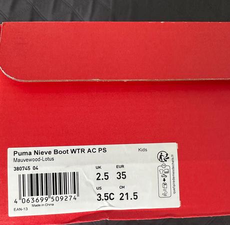 Oteplené čižmy zn. puma, puma,34