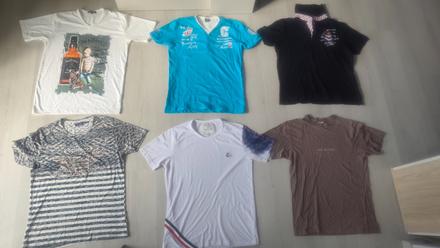 Takmer nové zn. bavlnené tričká-polokošele, v.xl, xl