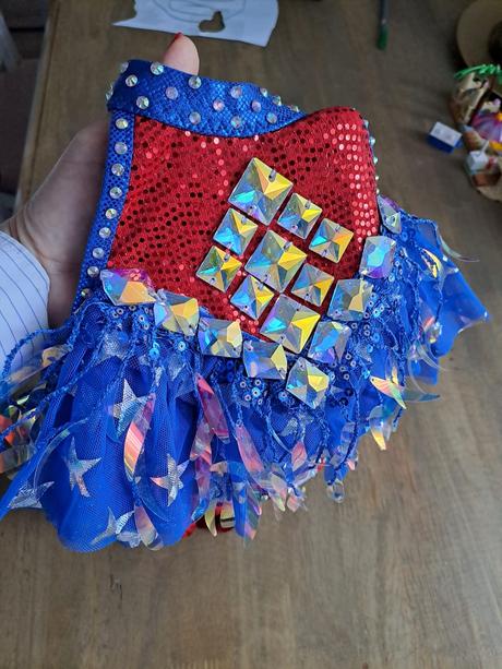 Disco dance solo/duo kostým- 122-134, 122