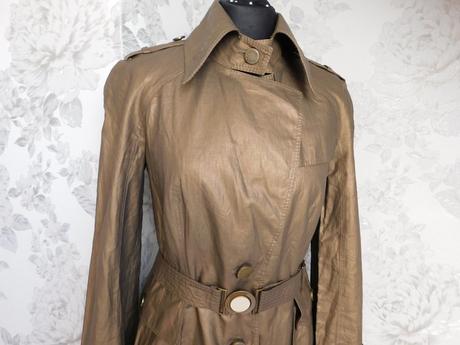 Luxusny damsky trendy trenchovy plašt, 36