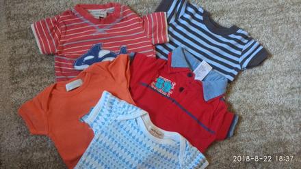 Set  5 ks body a tričká 0-3 chlapec, 62