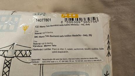 Bavlnená sada košíkov na hračky, 