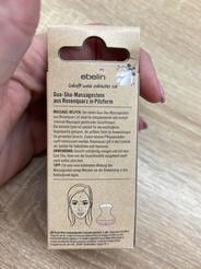 ebelin masážny kameň Gua-Sha v tvare huby, 1 ks