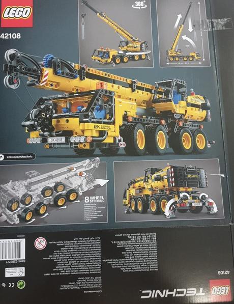 Lego technic 42108  - pojazdný žeriav  top stav, 
