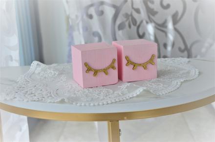 Drevená dekorácia-oči, 