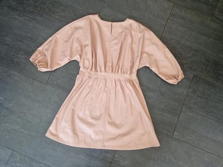 Koženkové šaty, mohito,m