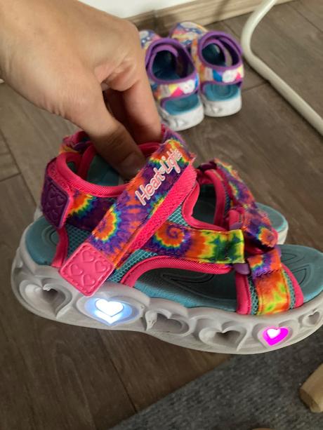 Skechers heart lights sandále, skechers,25