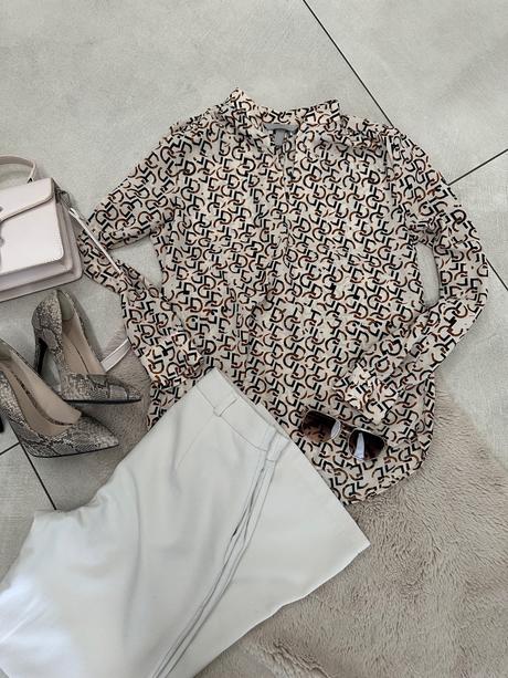 Hnedá blúzka h&m, h&m,s