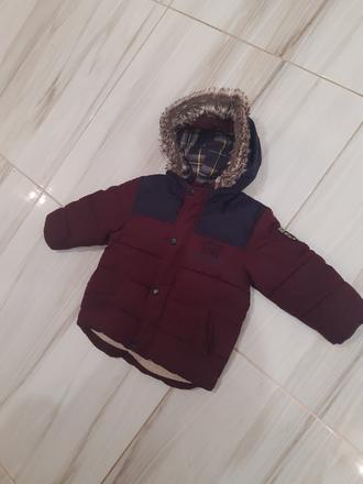 Detská zimná bunda s kožušinkou next 86, next,86