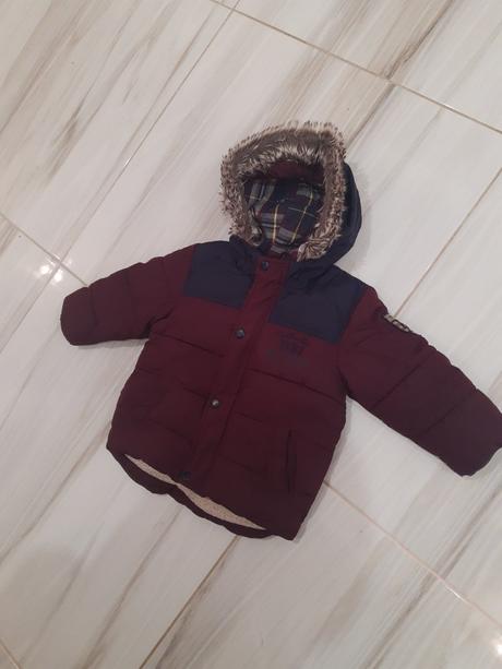 Detská zimná bunda s kožušinkou next 86, next,86