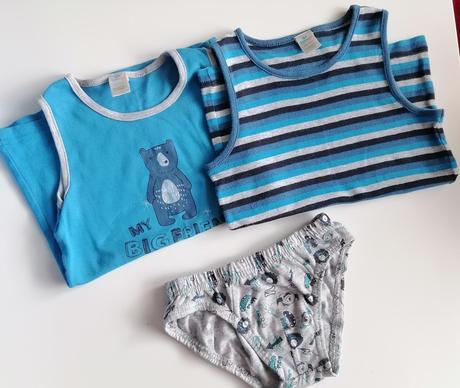 2x tielko + slipky 98/104, topomini,98