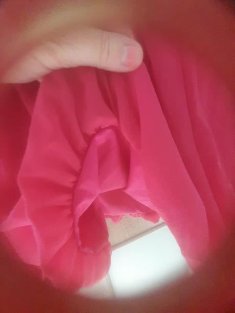 Ľahunká blúzka, farba medzi azelea-magenta, l