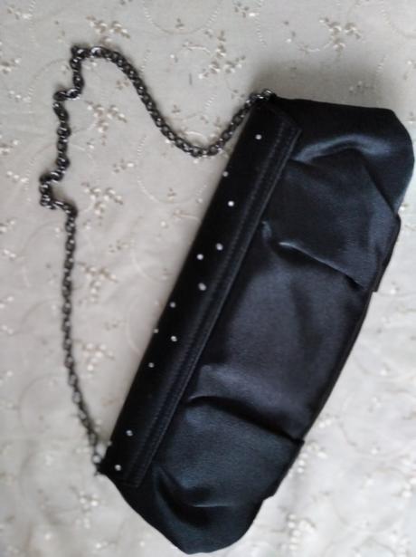 Čierna spoločenská kabelka,