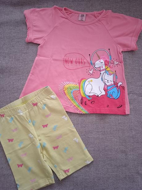 Set tričko + kraťasové legínky, kiki&koko,104