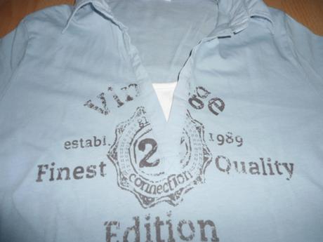 Bledomodre tricko, l