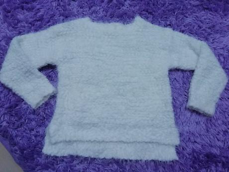 Nadherny biely hrubý pulóver f&f - 98/104, f&f,98