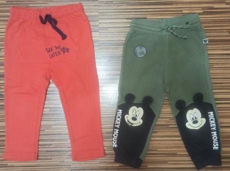 2x teplaky 92 aj s mickey mouse, 92