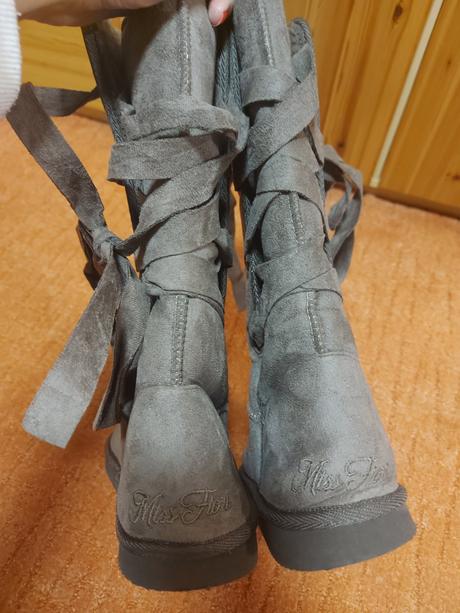 Hnedé čižmy na štýl ugg, 38