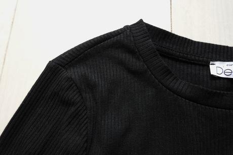 Vrúbkované tričko de facto, m