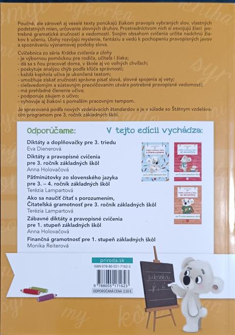 Cvičenia pre 3. ročník, sjl, mat, 