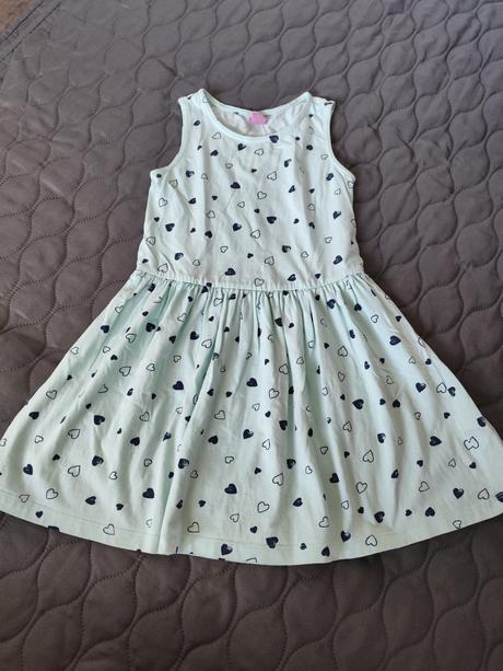 Letné šaty so srdiečkami, dopodopo,116