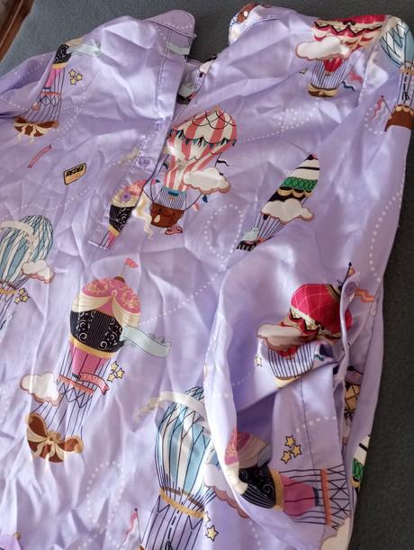 Bledo modrá hladká bluzka, 44