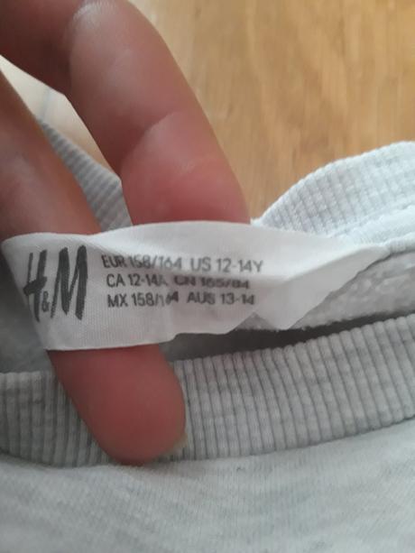 Dievčenská mikina, h&m,158