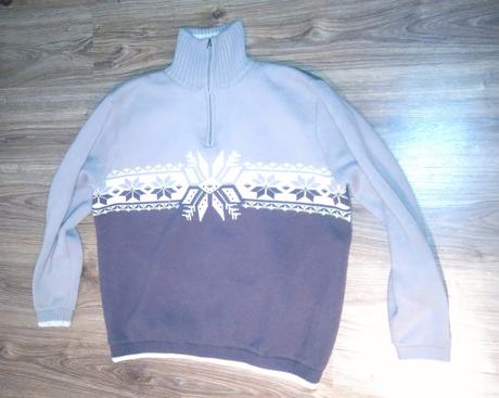 Pánsky sveter s vianočným motívom, l