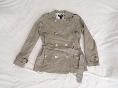 Pieskovohnedý dámsky kabátik mng s, mango,s