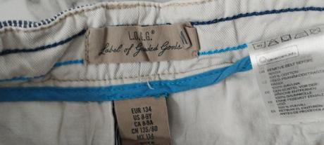Látkové šortky, h&m,134