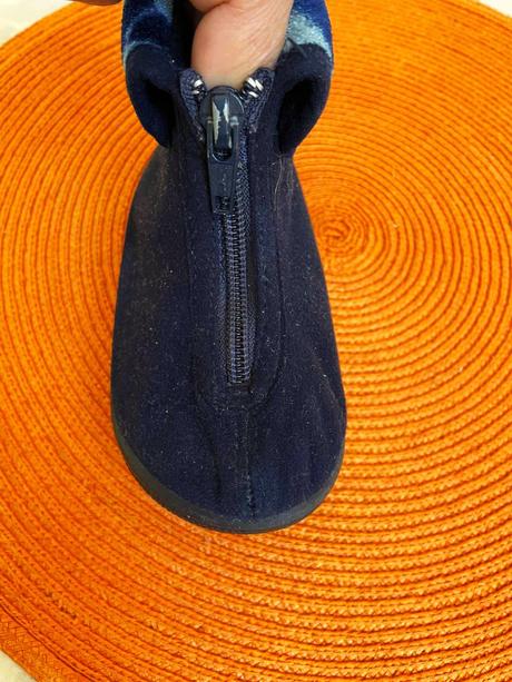 Teplé vysoké papučky na zips 20/21, 20
