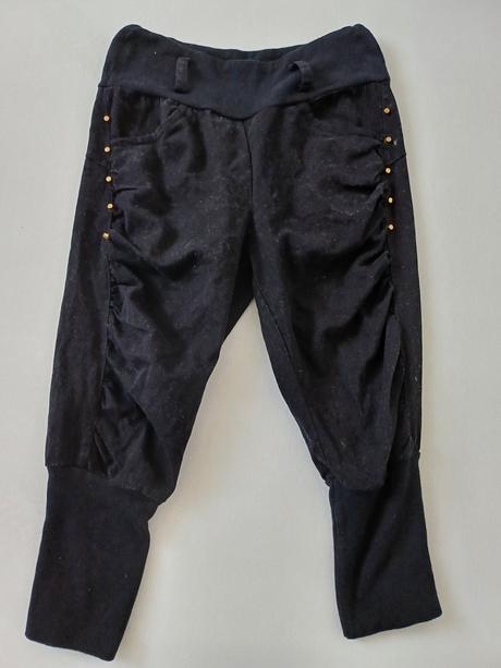 Čierne 3/4 ťáky, s