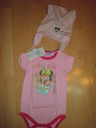 Body minnie, čiapočka minnie, 86–98