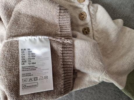 Pletený pulóvrik h&m, h&m,86