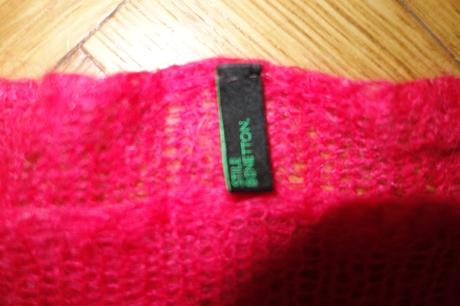 Tenký pulóver oversize, benetton,s