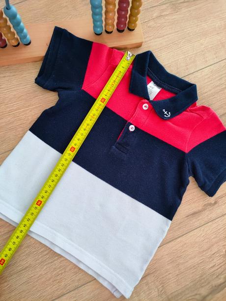 Krásne tričko s námornícky motívom h&m, veľ. 80, h&m,80